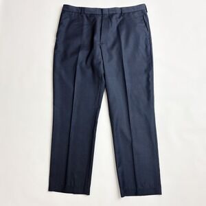 J Crew Thompson Pants Mens 38x32 Navy Blue Wool‎ Dress Trousers Formal Office